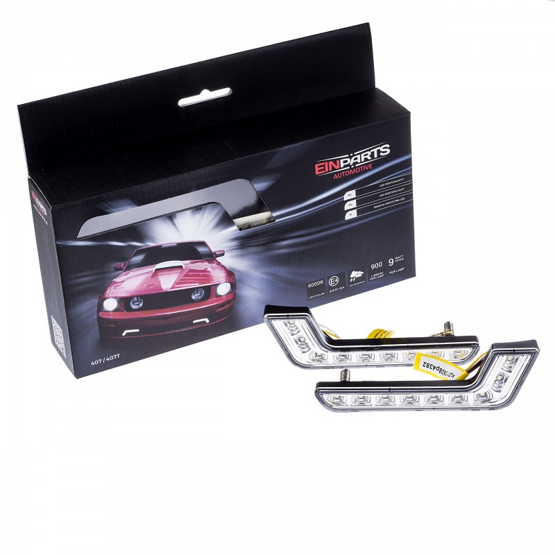 DRL LED ŚWIATŁA LAMPY DZIENNEJ SKODA FABIA 1 2 3 6718993650