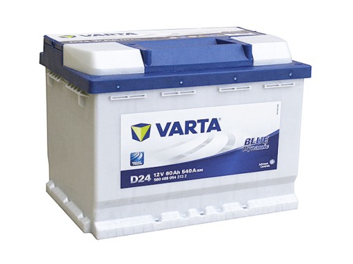 Акумуляторна батарея Varta BLUE D24 60ah 540A - 1