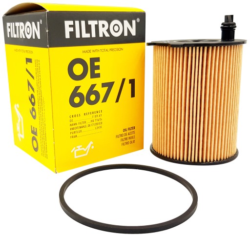 Масляний фільтр Filtron Oe667 / 1 Citroen Peugeot - 3