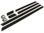 Боковые нижние молдинги с ZAPINK KPL для Audi 100 C4 A6