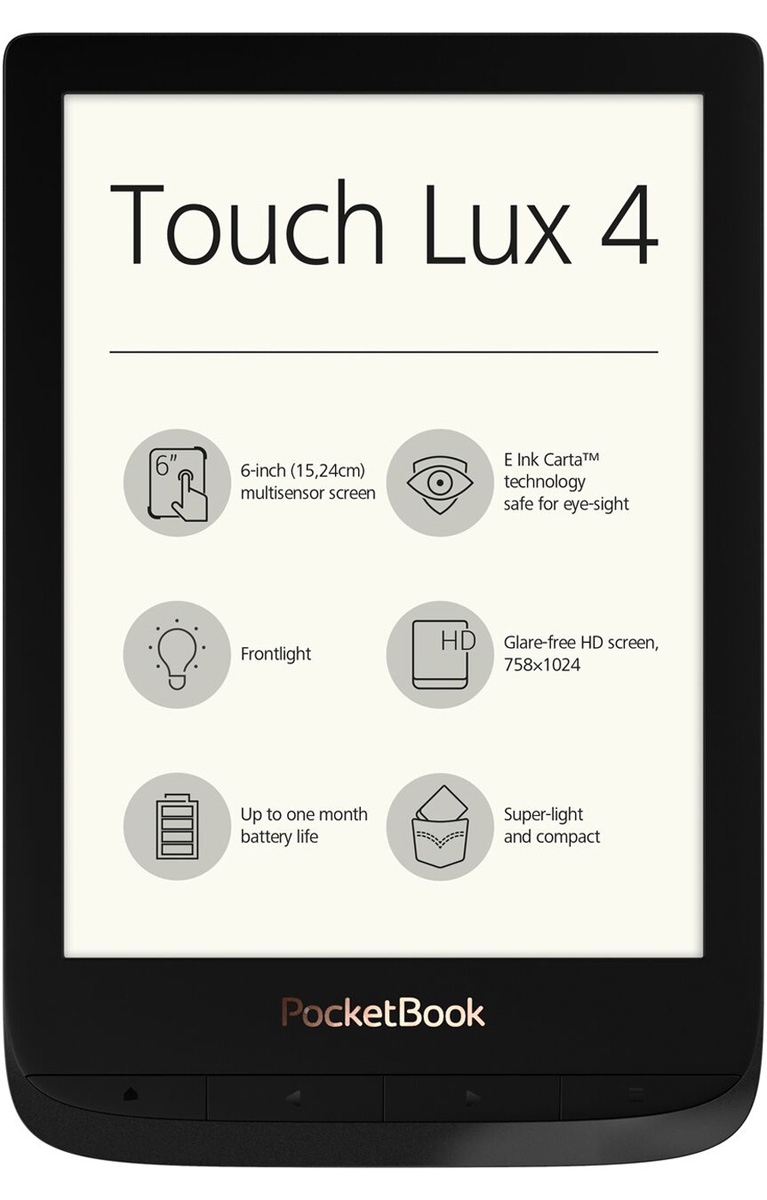

PocketBook Touch Lux 4 Czarny (PB627-H-WW)