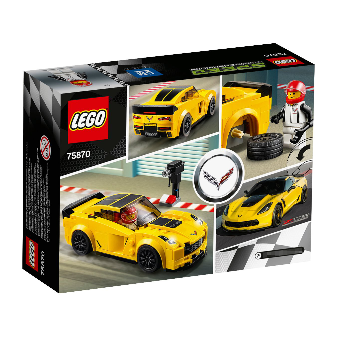 Lego Speed Champions 75870 Chevrolet Corvette Z06 Stavebnice Originální Nové