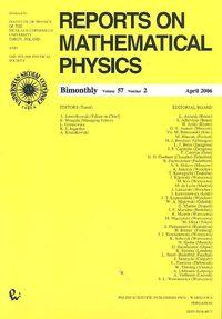 

Reports on Mathematical Physics 57/2