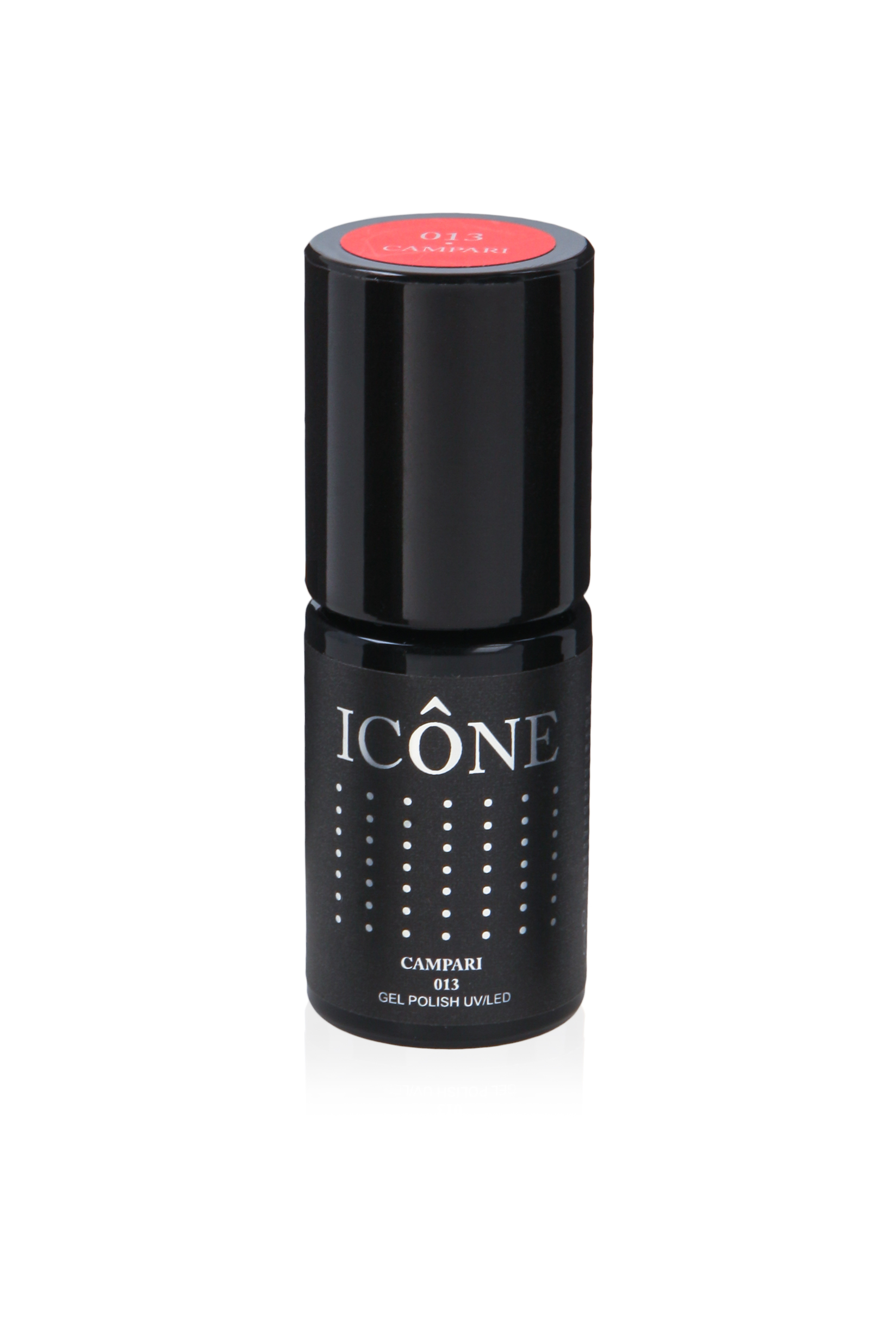 

Lakier hybrydowy Icone czerwony 013 campari