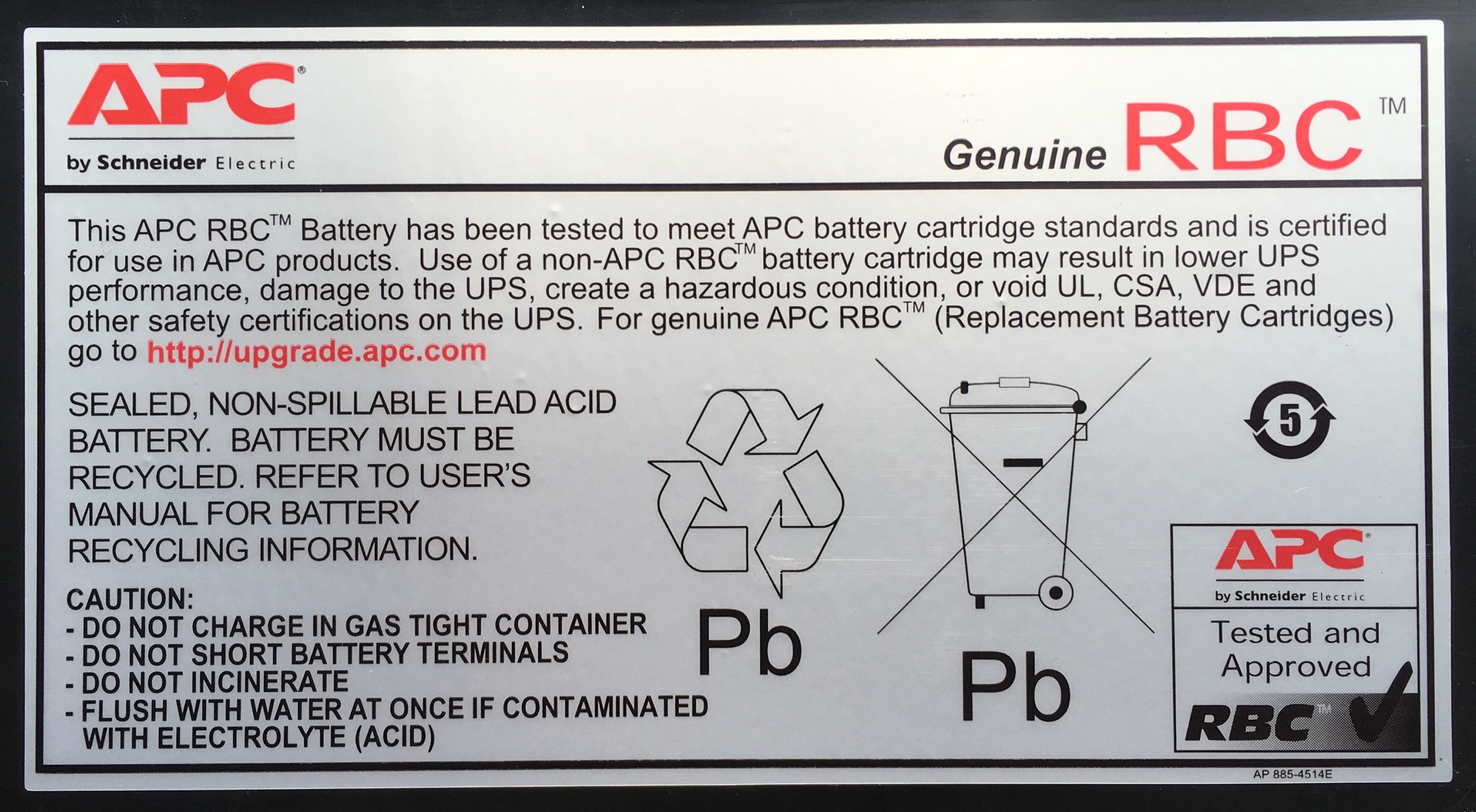 Battery replacement kit RBC17