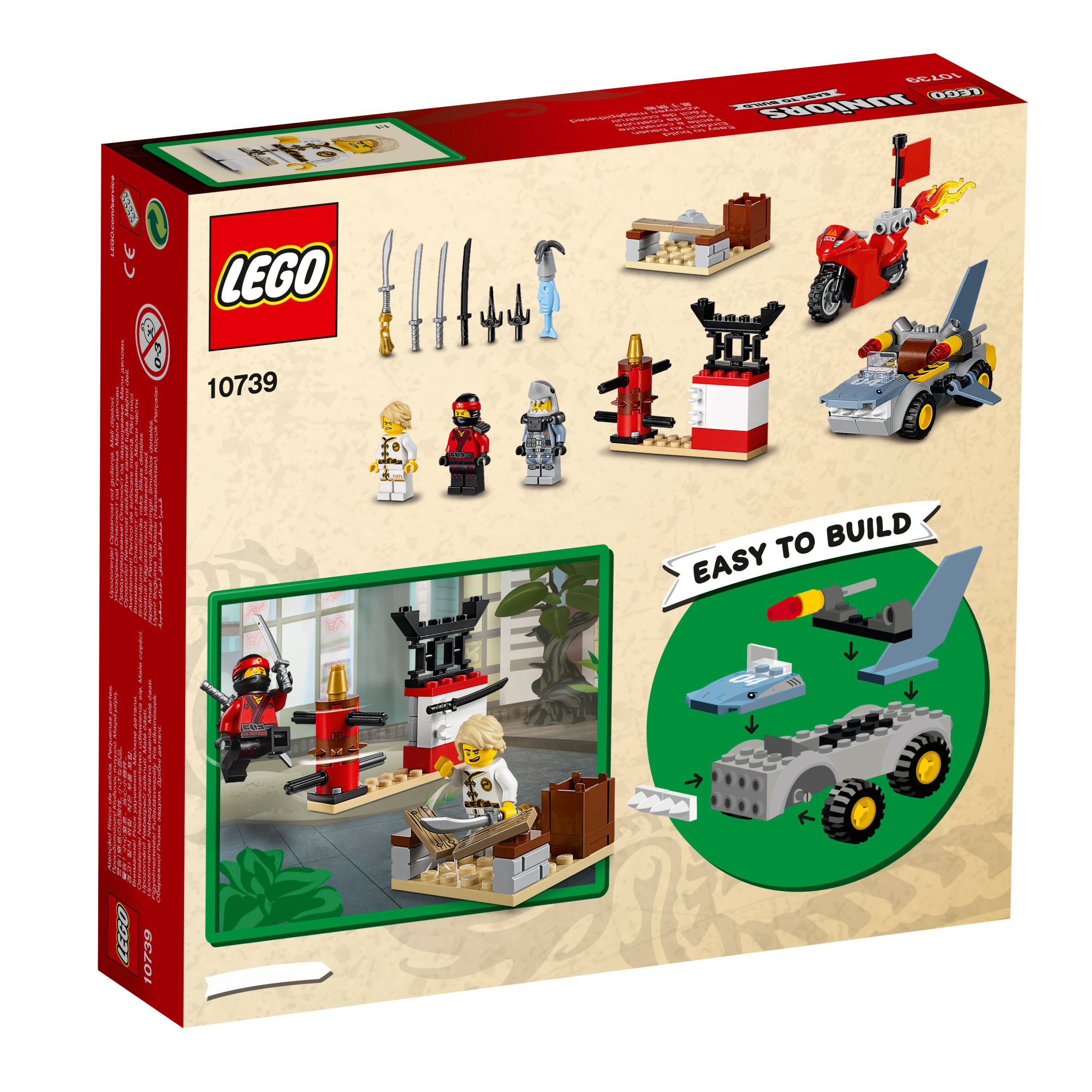 LEGO 10739 Juniors - Atak rekinów EAN (GTIN) 5702015868785