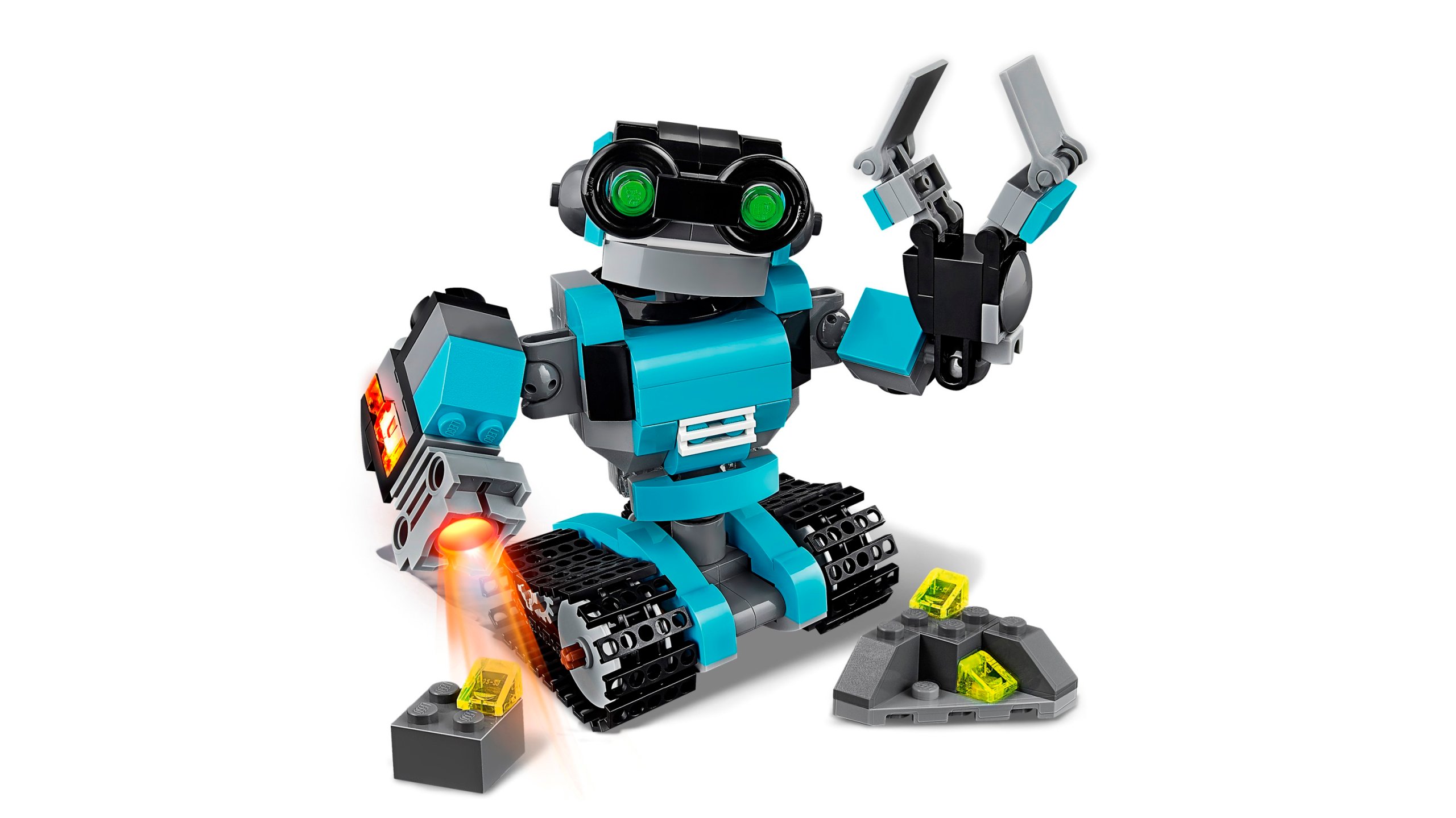 2 x LEGO CREATOR 31062 Robot Odkrywca Świecący UNIKAT
