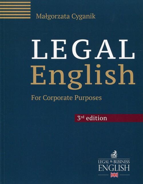 

Legal English Małgorzata Cyganik