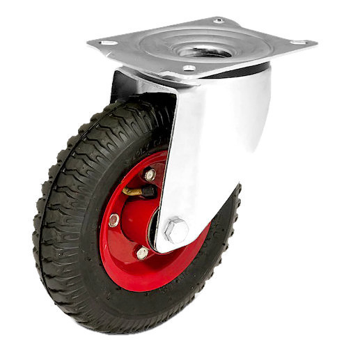 

Koła 220 mm skrętne kółko koło pompowane pneuma