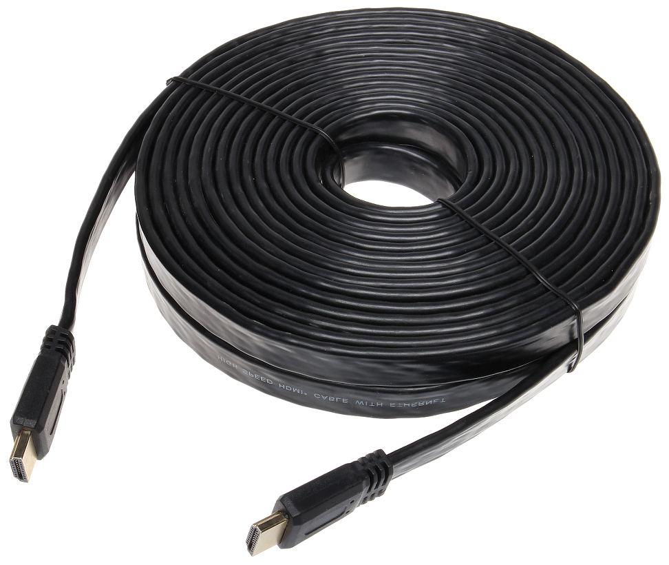 

Przewód HDMI-10-FL 1.4 Płaski 10m Abcv