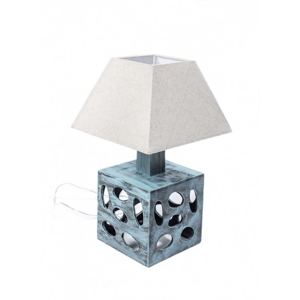 CUBO PRZETARTA MINT noc lampa výška 51 cm