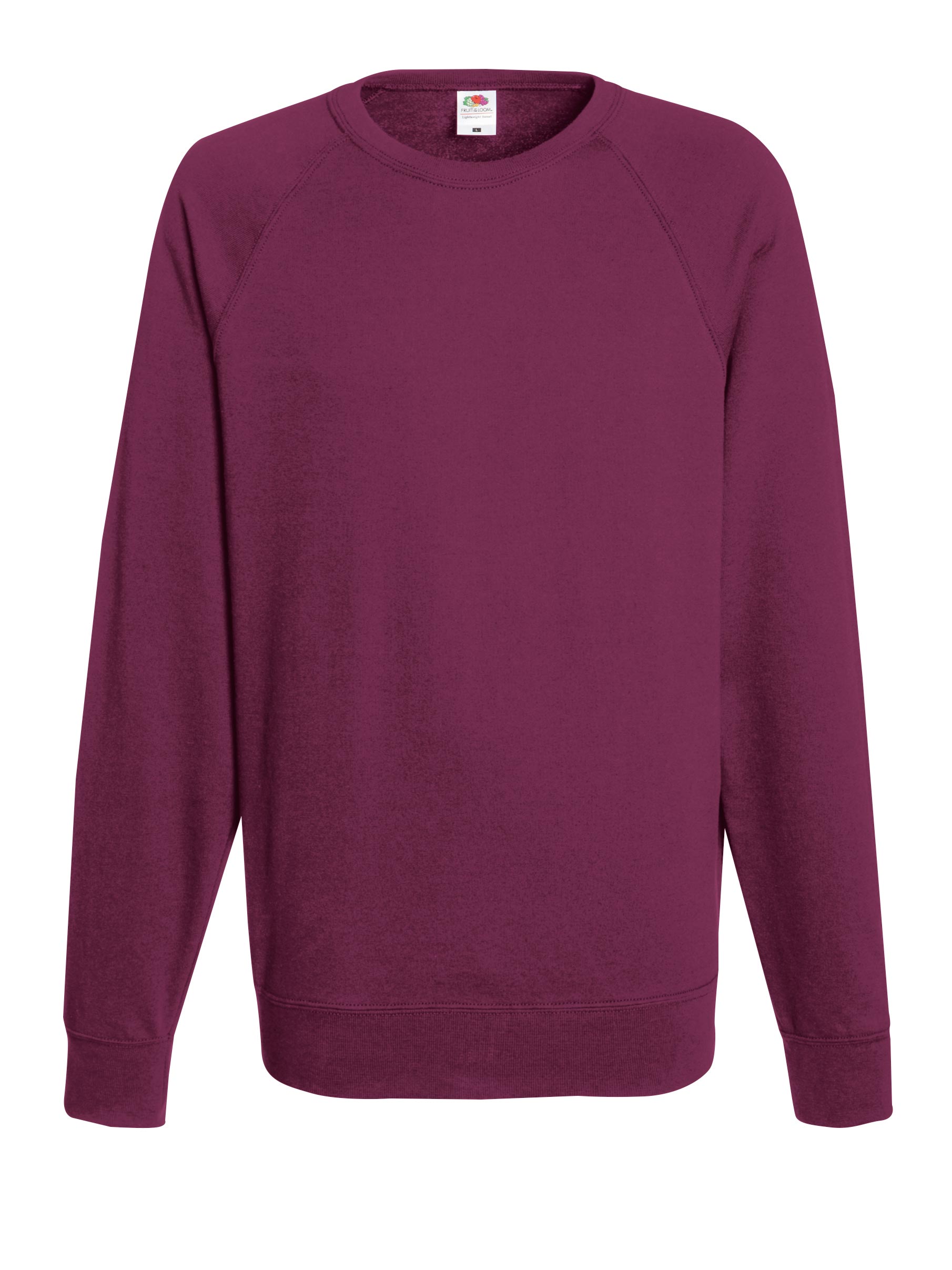 

Bluza Fruit Of The Loom Lekka Raglan Burgund XXL