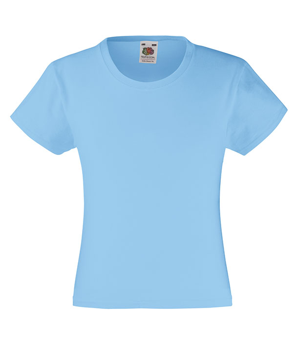 

Fruit of the Loom koszulka t-shirt Girls Sky 14-15