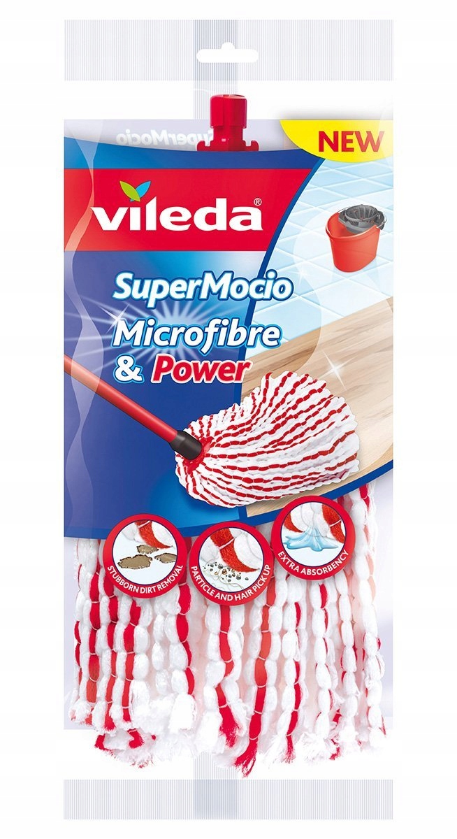

Vileda Wkład do mopa SuperMocio Microfibre Power