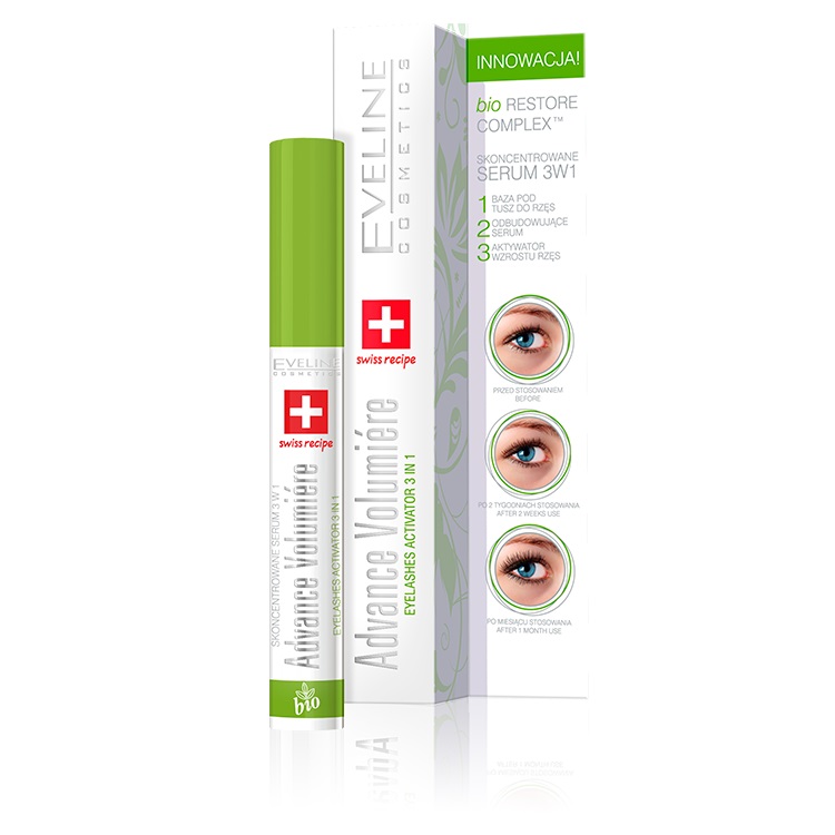 Eveline Advance Volumiere 3 w 1 serum do rzęs EAN (GTIN) 5907609337559