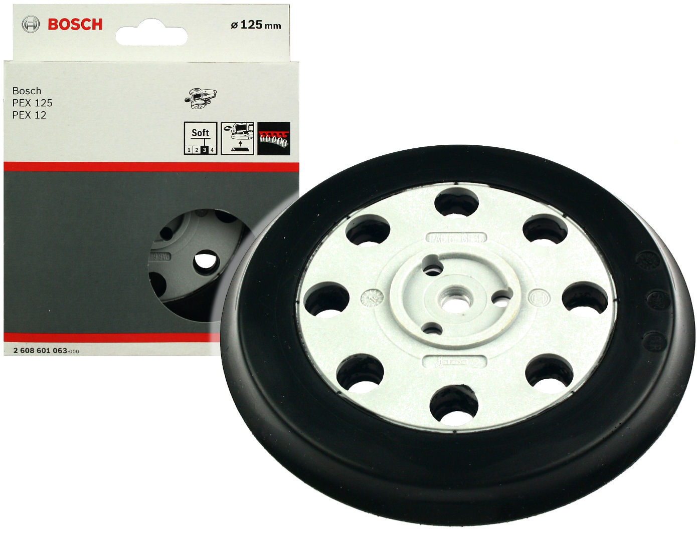 

Bosch Talerz szlifierski 125mm Miękki do Gex 125AC