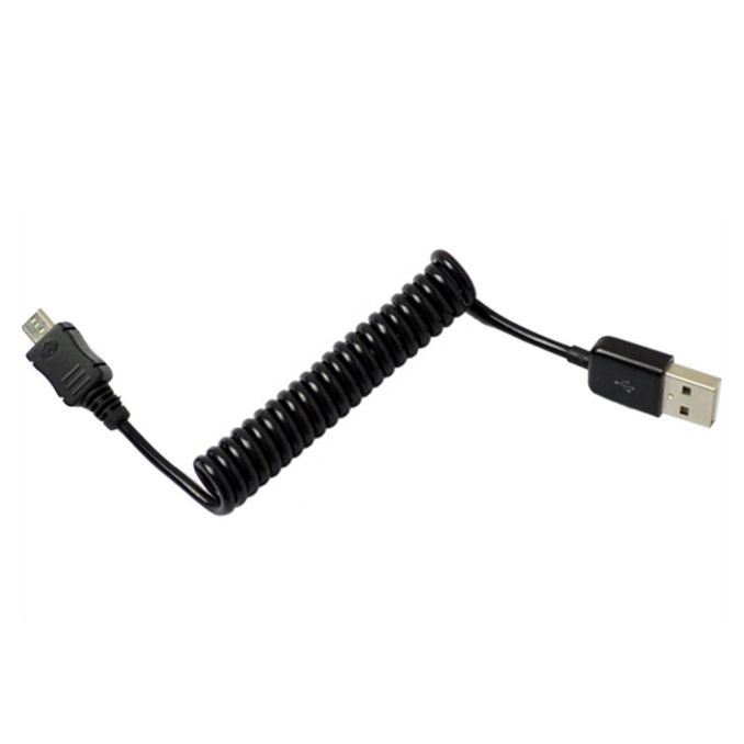 

Kabel Usb - Micro Usb sprężynka spirala 10-100cm