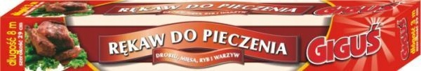 Rękaw do Pieczenia Foliowy Giguś 3 metry x24sztuki Kod producenta 608760