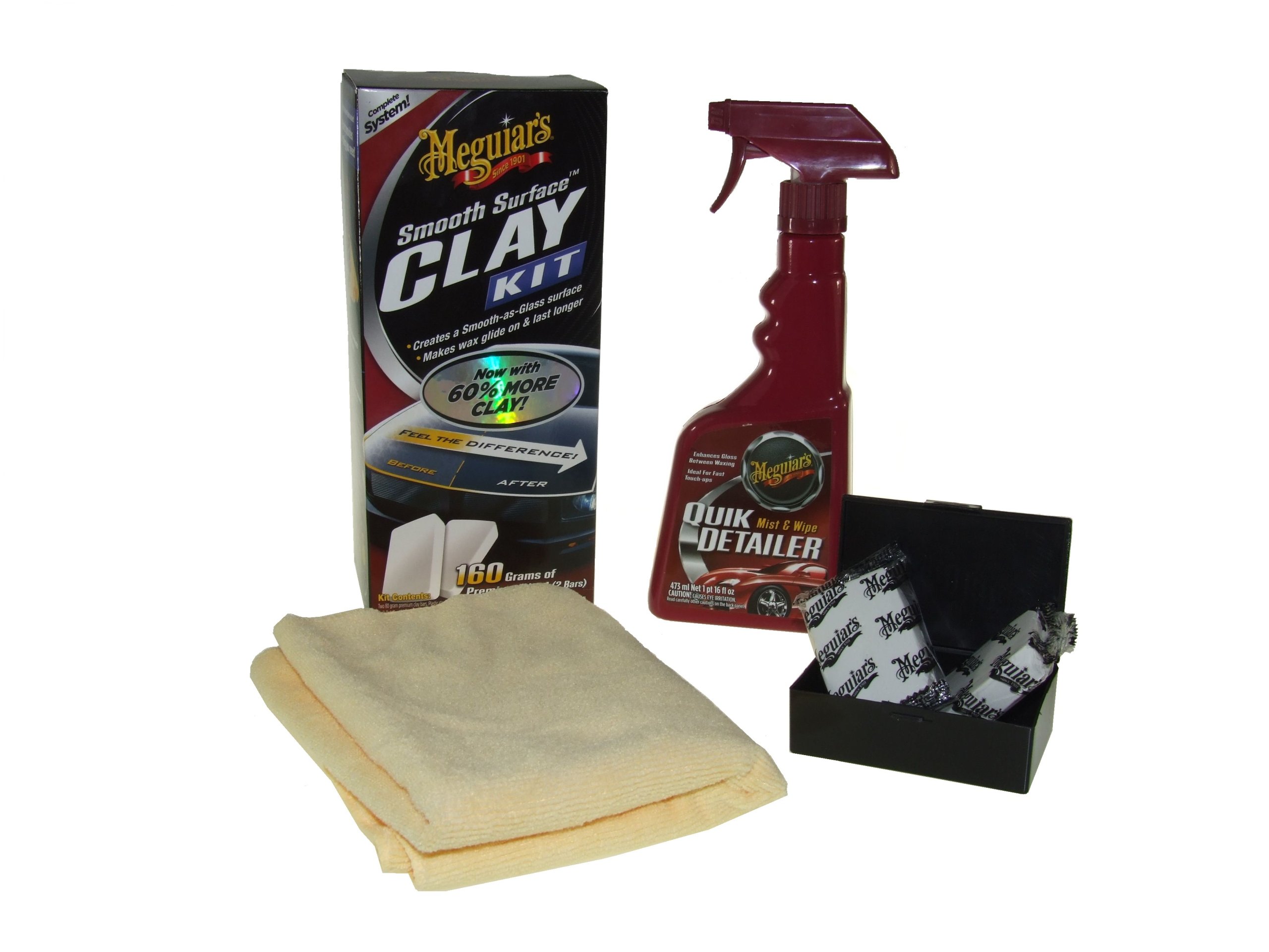 Meguiar s SMOOTH SURFACE CLAY Duzy Zestaw Glinka
