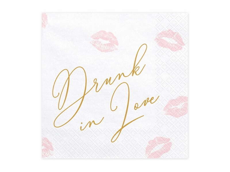 

Serwetki Drunk in love 20szt SP33-46