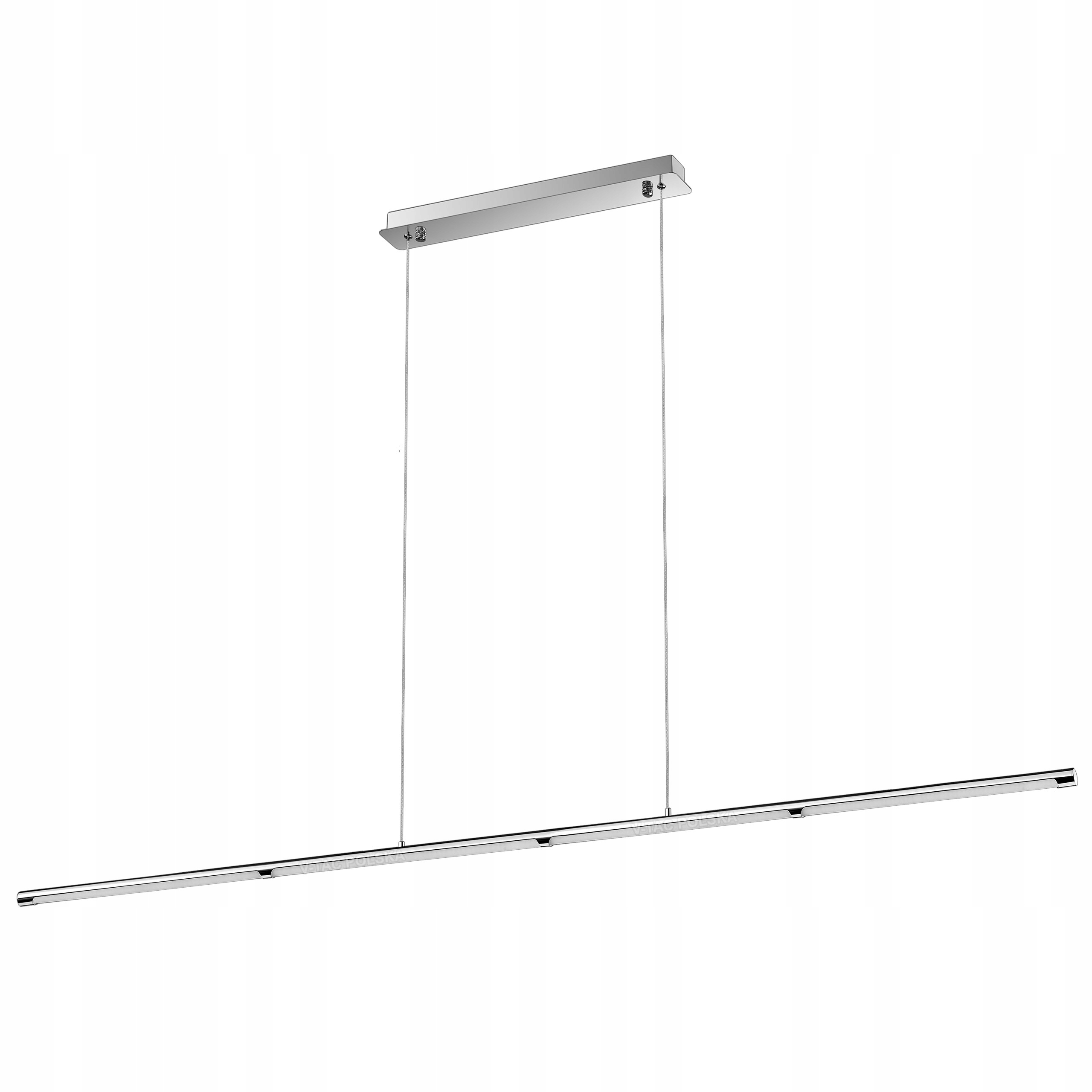 Závesné LED svietidlo 36W LUSTER chróm 182cm