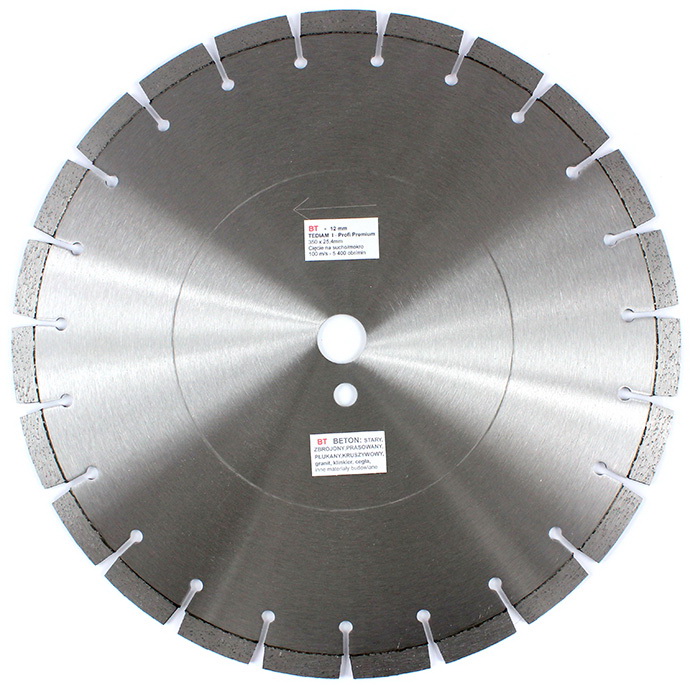 

Tarcza Diamentowa 350/25,4 Bt Granit Żelbet Beton