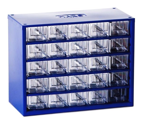 REGAL SZUFLADKI WARSZTATOWE ORGANIZER MODULOWY 25M