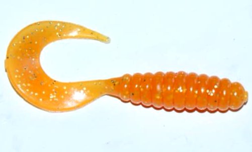 

Manns Twister 55mm pomarańcz ze srebrnym brokatem