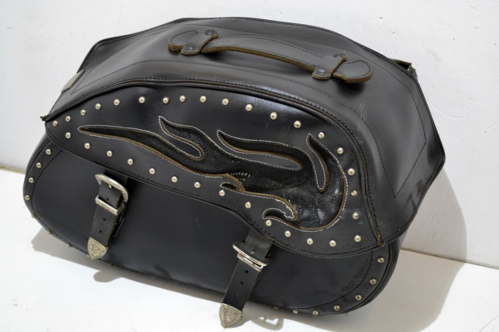 SAKWA KUFER NA MOTOR SKÓRA TORBA Marka inny