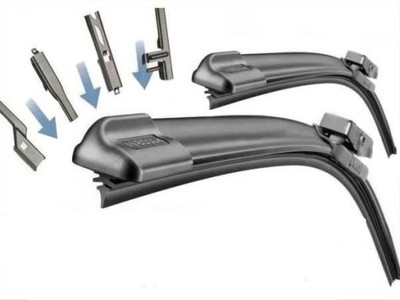 3 397 - СКЛООЧИСНИКИ BOSCH AERO TWIN ПЕРЕДНІ FORD FOCUS C-MAX