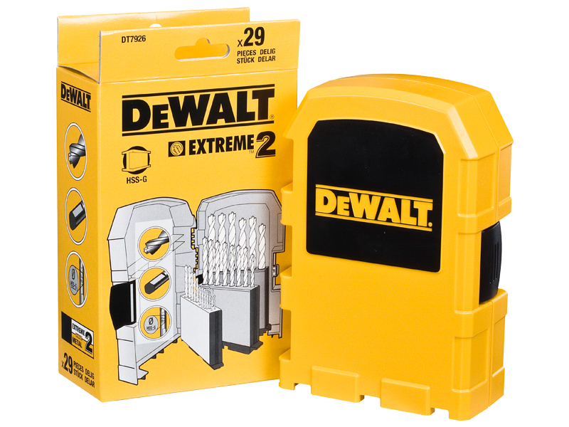 

Zestaw wierteł do metalu 29 DeWALT Extreme DT7926