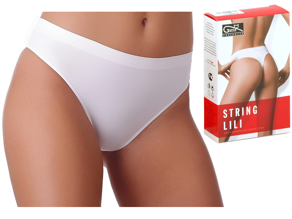 

Majtki Stringi LILI Gatta bezszwowe r. XL