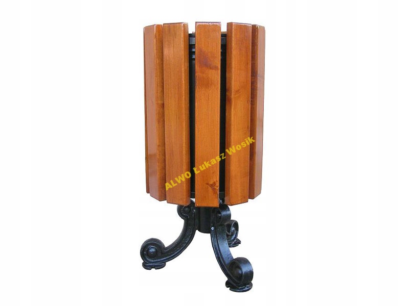 KOSZ NA ŚMIECI miejski parkowy uliczny Praga nogi żeliwne Kod producenta KNŻ