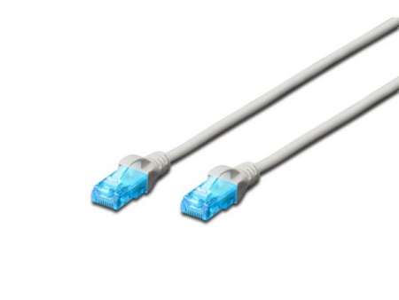 Patch cord F-utp kat. 5e 1m szary Digitus DK-1522-010