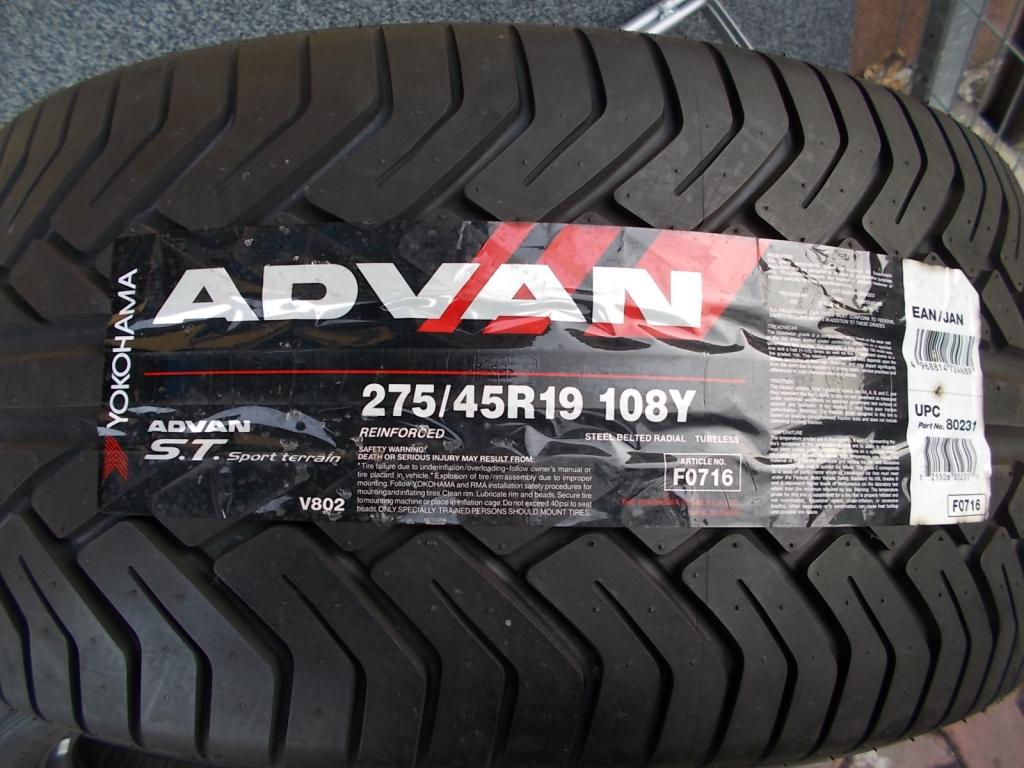 2x Yokohama Advan St V802 275/45R19 2020 Nové