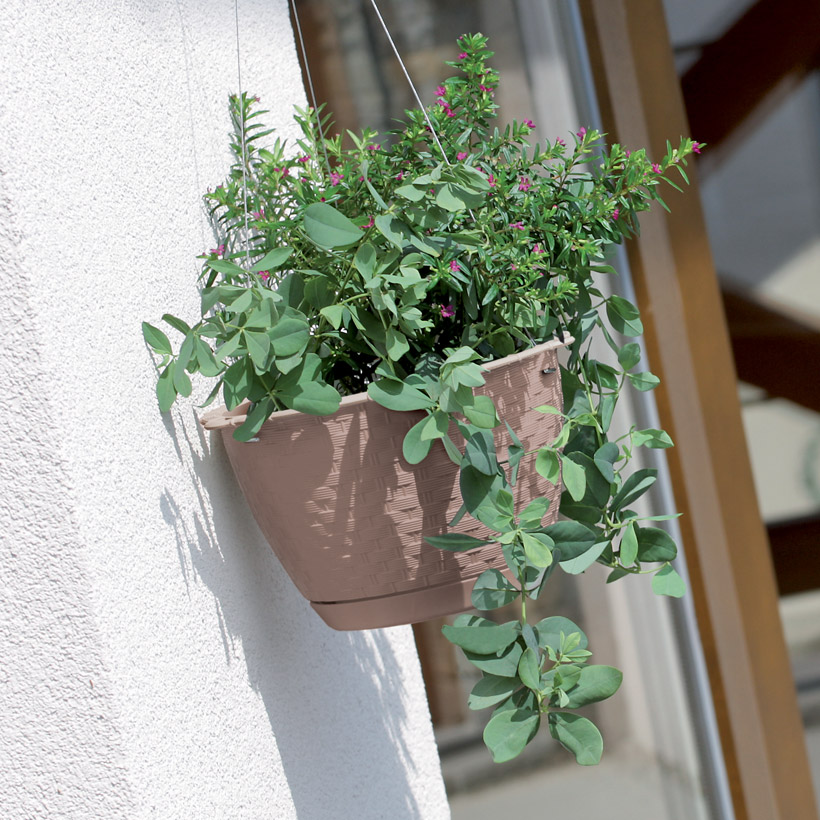 Doniczka RATOLLA ROUND DRLW215 wisząca antracytowa Kod producenta DRLW215-S433