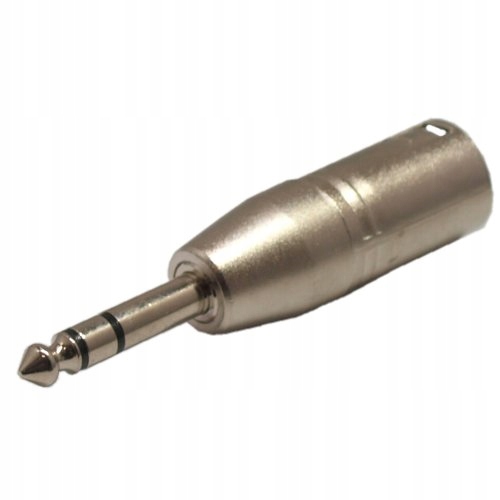

Xlr 3pin wt Jack 6.3mm stereo wtyk adapter