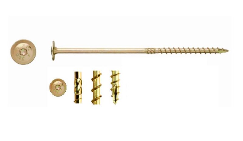 

Wkręt ciesielski speed z podkładką 8x100 torx 3szt