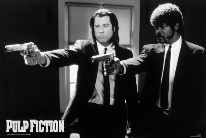 

Pulp Fiction Vincent i Jules Guns plakat 61x91,5