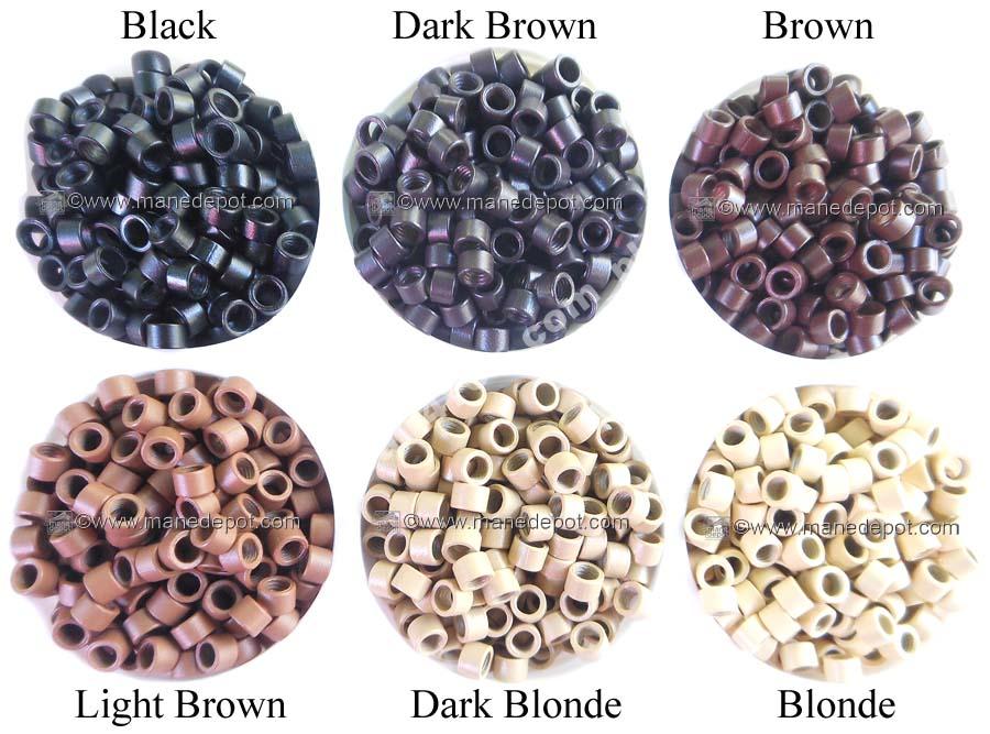 Ringi Microringi * SZEŚĆ KOLORÓW mikroringi Marka Hair4you