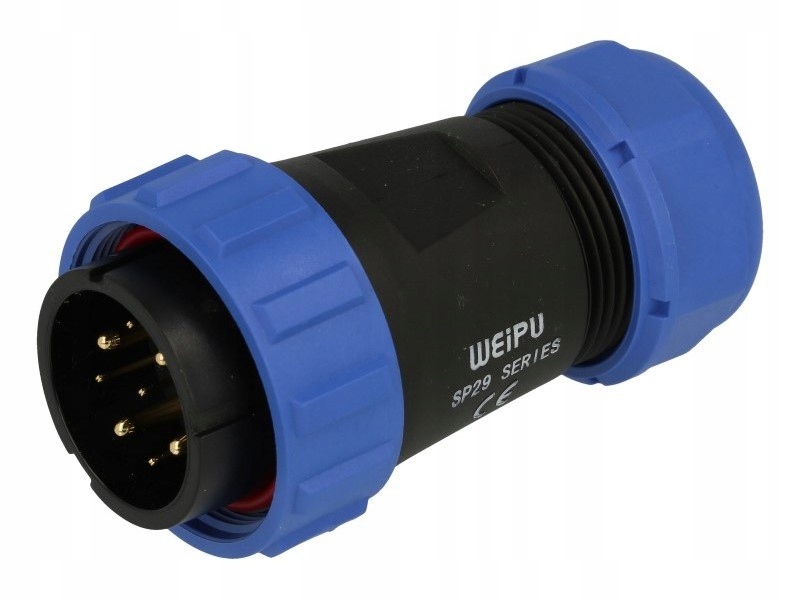 

Wtyk 9 pin 0,75mm2 4mm2 25A 500V IP68 Weipu