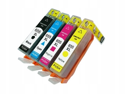 

4x Tusze Do Drukarki Hp DeskJet Ink Advantage 3525