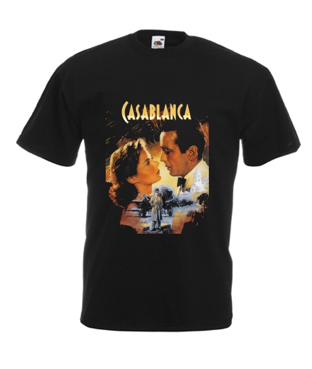 

Koszulki Damskie Męskie Casablanca Bogart Bergman