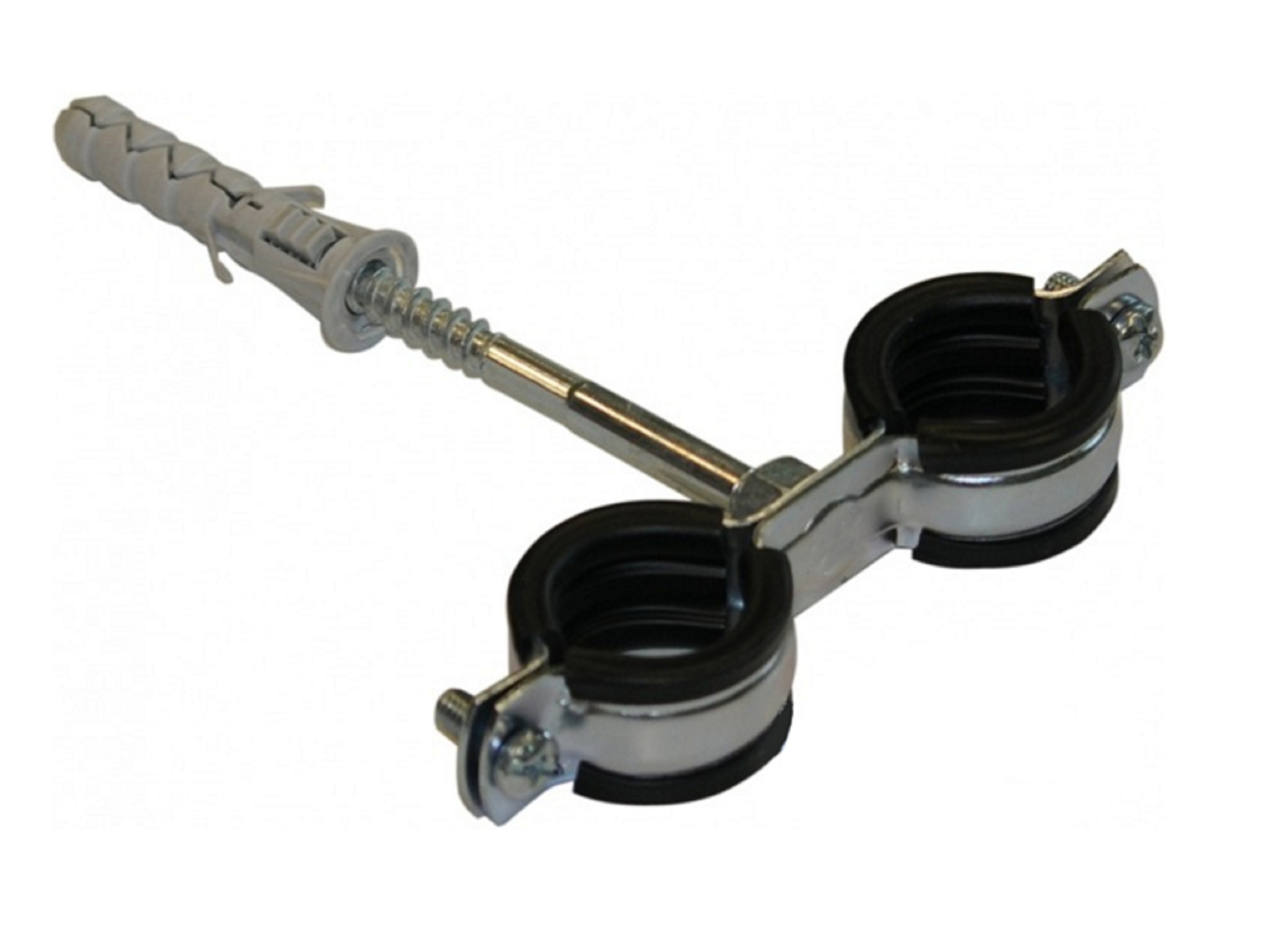 

Uchwyt Z Gumą Podwójny Stalowy 3/4 24-28mm