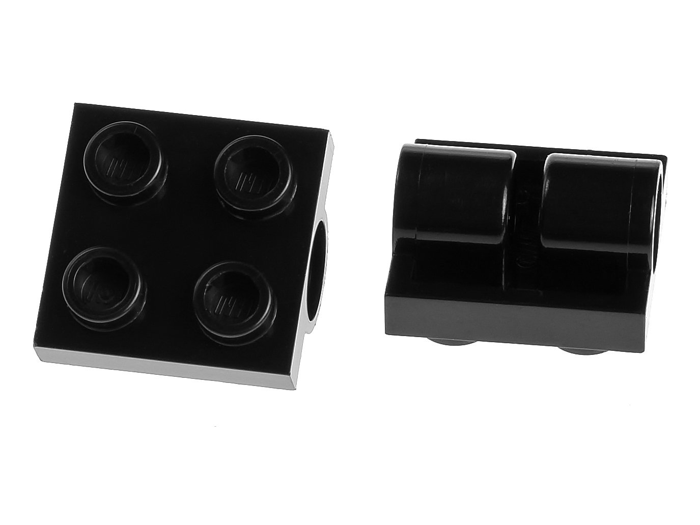 

Lego Płytka z zaczepem otwory 2x2 2817 czarna 2szt