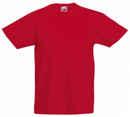 

Fruit of the Loom T-shirt KidOrg Red 3-4