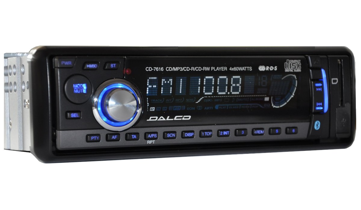 АВТОМОБИЛЬНОЕ РАДИО CD MP3 USB SD BLUETOOTH 4 x 60 Вт - Vroda