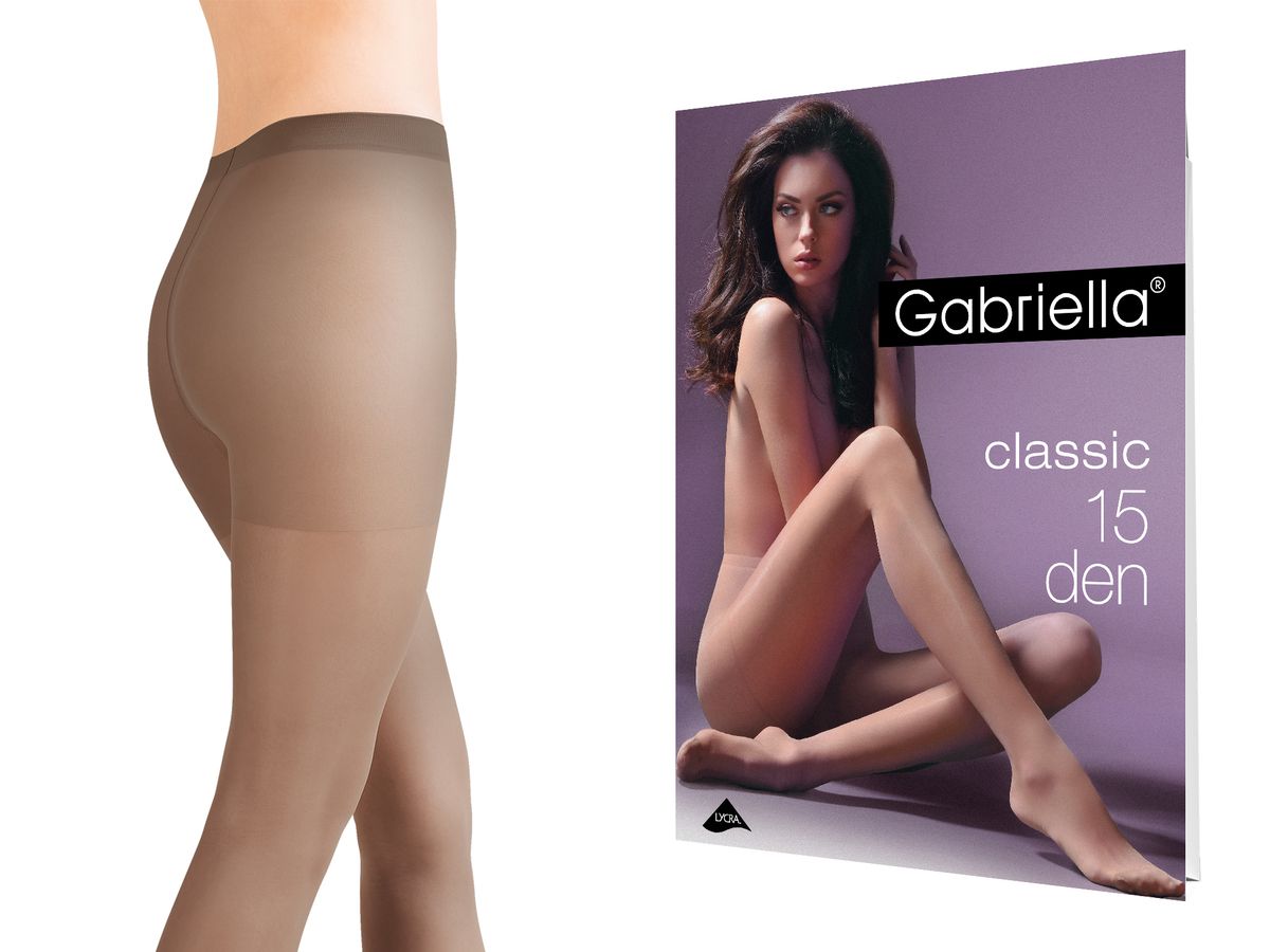 

Rajstopy Gabriella Classic 15 den Muscade 5