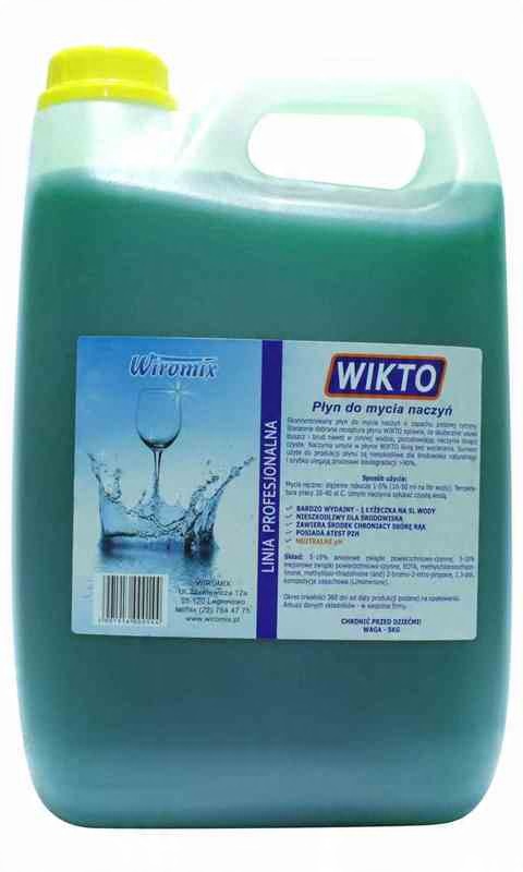 

Wiromix Wikto Płyn do Mycia Naczyń Zielony 5l