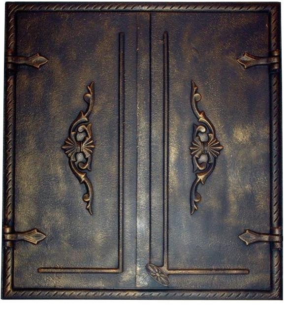 Drzwiczki pieca chlebowego wędzarni grilla żeliwne 66x61,5 waga 31,5 kg Kod producenta 55